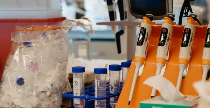 stock footage of a lab